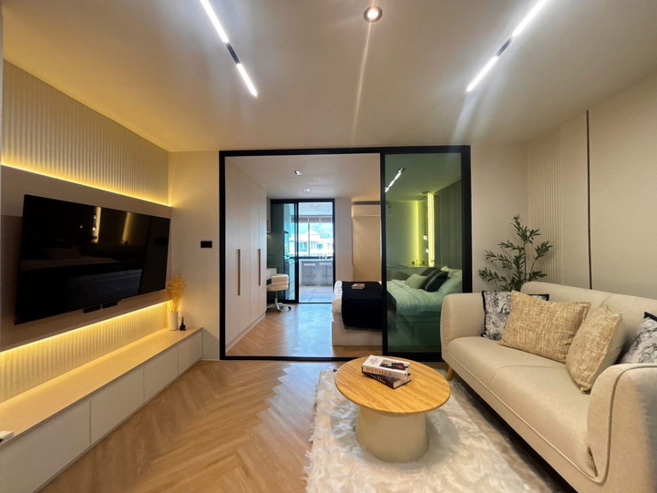 รูป 🔥ห้องสวย รีโนเวทใหม่🔥ขายศรีธนาคอนโด 2 ชั้น 8 วิวดอยสุเทพ บิ้วอินทั้งห้อง พร้อมเฟอร์นิเจอร์และเครื่องใช้ไฟฟ้าครบ ใกล้นิมมาน เมญ่า-SW003646 - รูปที่ 5/15