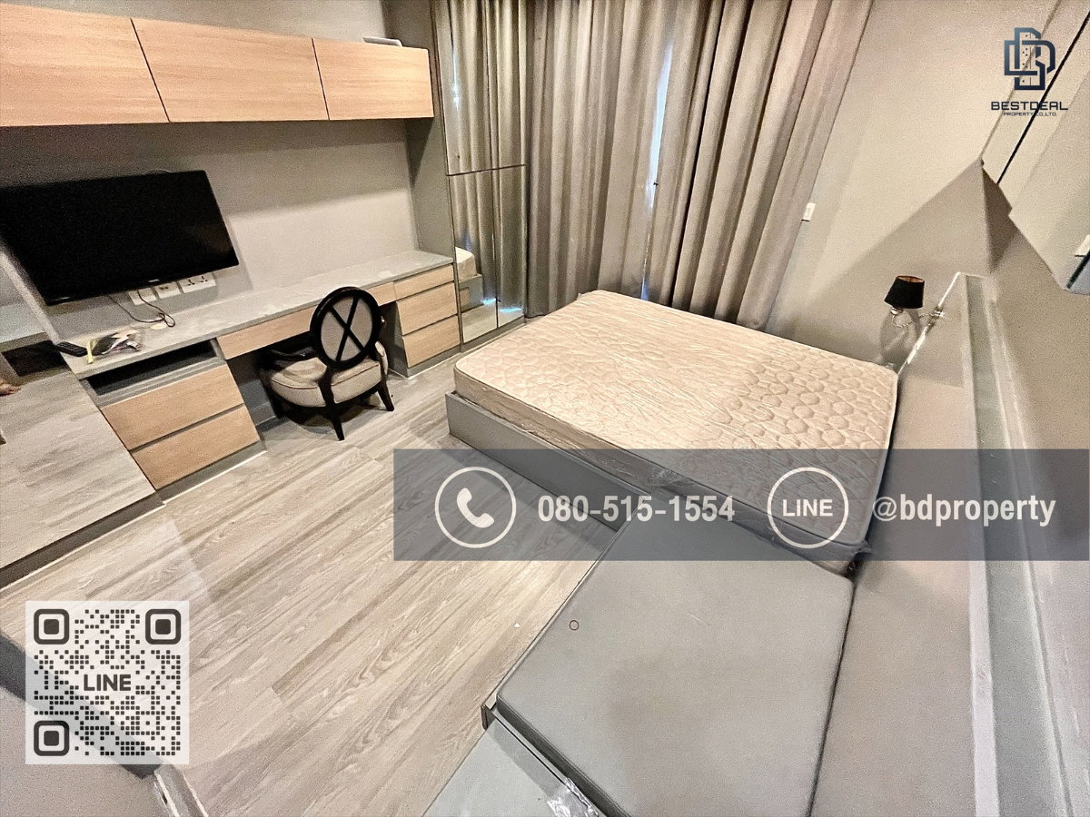 รูป Bestdeal ให้เช่า Studio 22ตรม.ราคา 13,000/เดือนเท่านั้น เฟอร์นิเจอร์และเครื่องใช้ไฟฟ้าครบ “IDEO MOBI RAMA 9” ใกล้MRT และ เซ็นทรัลพระราม 9 เพียง 80 ม. - รูปที่ 8/11
