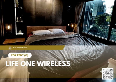 คอนโดให้เช่า : ให้เช่า 🔥 Life One Wireless 🔥 ห้องสวย เฟอร์นิเจอร์ เครื่องใช้ไฟฟ้าครบ ใกล้ BTS เพลินจิต