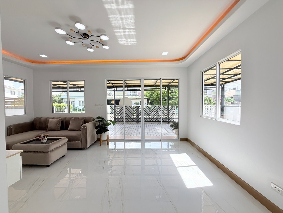 รูป บ้านรีโนเวทใหม่ พร้อมอยู่ ราคาสุดคุ้ม สไตล์โมเดิร์น ทันสมัย ตกแต่งใหม่ทั้งหมด หมู่บ้าน ฟลอร่าวิลล์ เฟส17 ซ.4 สุวินทวงศ์38 ลำผักชี หนองจอก - รูปที่ 26/41