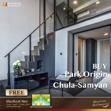 💎 Duplex Condo for Sale at Park Origin Chula-Samyan Near MRT Sam Yan