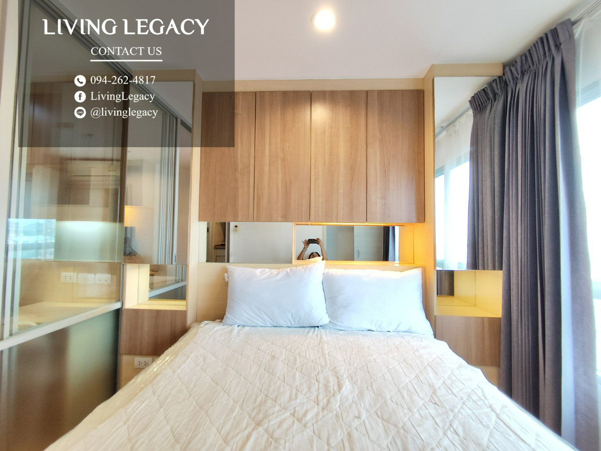 รูป เช่าด่วน คอนโด 1 นอน Lumpini Place Srinakarin - Huamark Station 26 ตร.ม. | ชั้น 5 | พร้อมอยู่ 11,000 บาท/เดือน - รูปที่ 3/16