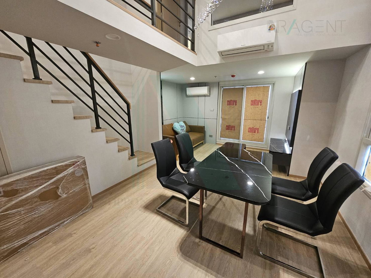 รูป ให้เช่าคอนโด คัลเจอร์ จุฬา อาคาร 1 ชั้น 23 Duplex 2 ห้องนอน ขนาด 57 ตรม ใกล้ สามย่าน มิตรทาวน์ - รูปที่ 2/8