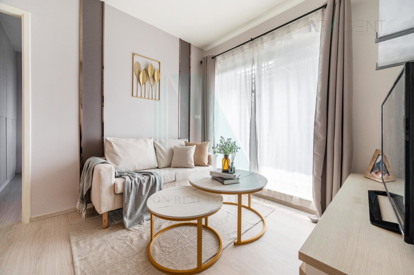 รูป 🎉Special room!🎉 ขายคอนโด แอสปาย สาทร-ตากสิน ทิมเบอร์ โซน อาคาร 1 ชั้น 12 2 ห้องนอน ขนาด 46.00 ตรม ใกล้ เดอะมอลล์ท่าพระ - รูปที่ 5/8