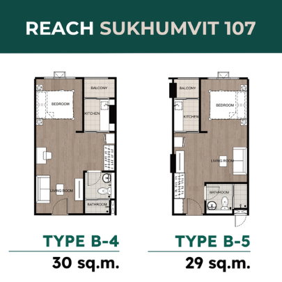 รูป คอนโดราคาดี ใกล้ BTS กำลังรอคุณอยู่! ยินดีต้อนรับสู่ Reach Sukhumvit 107 – ห่างจาก BTS แบริ่ง เพียง 1.4 กม. - รูปที่ 8/11