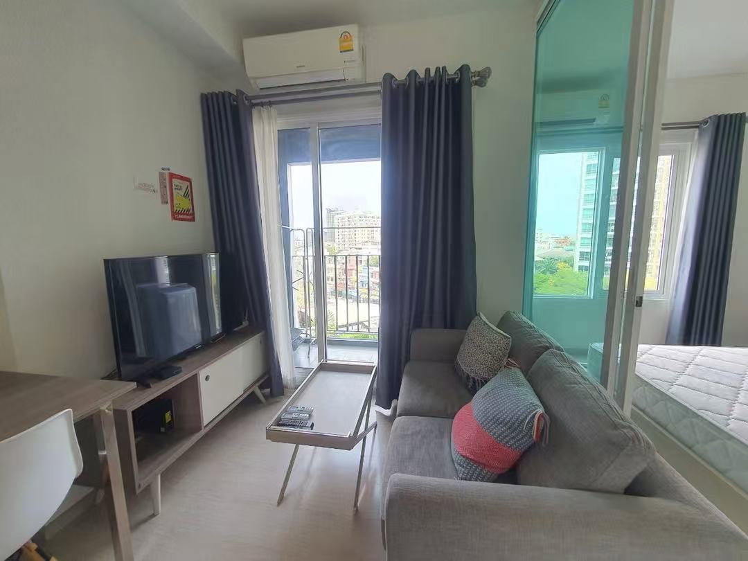 รูป แชปเตอร์ วัน อีโค รัชดา-ห้วยขวาง | 1 bed 30 ตร.ม. **ค่าเช่า 13,000 บาท พร้อมอยู่ MRT ห้วยขวาง มีรถรับ-ส่ง  - รูปที่ 4/9