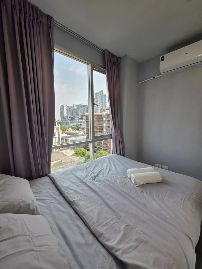 รูป Panoville Ratchada 19 | ติด MRT รัชดา เพียง 200 ม. | 1 ห้องนอน แต่งสวย วิวโล่ง พร้อมอยู่ เพียง 12,000 บาท/เดือน - รูปที่ 4/17