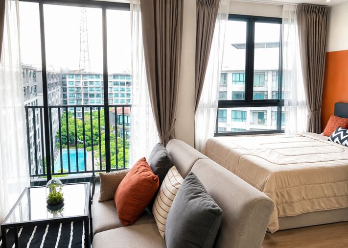 ให้เช่า Dcondo Campus Hideaway รังสิต เฟส 4✨ 8,500 ได้วิวสระ + เครื่องซักผ้า + ห้องสวยครบแบบนี้ในรังสิต หายากมาก!