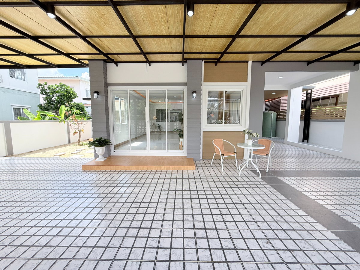 รูป บ้านรีโนเวทใหม่ พร้อมอยู่ ราคาสุดคุ้ม สไตล์โมเดิร์น ทันสมัย ตกแต่งใหม่ทั้งหมด หมู่บ้าน ฟลอร่าวิลล์ เฟส17 ซ.4 สุวินทวงศ์38 ลำผักชี หนองจอก - รูปที่ 10/41