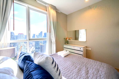 Condos for rent : 📌 For Rent Condo HQ THONGLOR Building 1, Floor 30,2 bed room, Room size 75 sqm