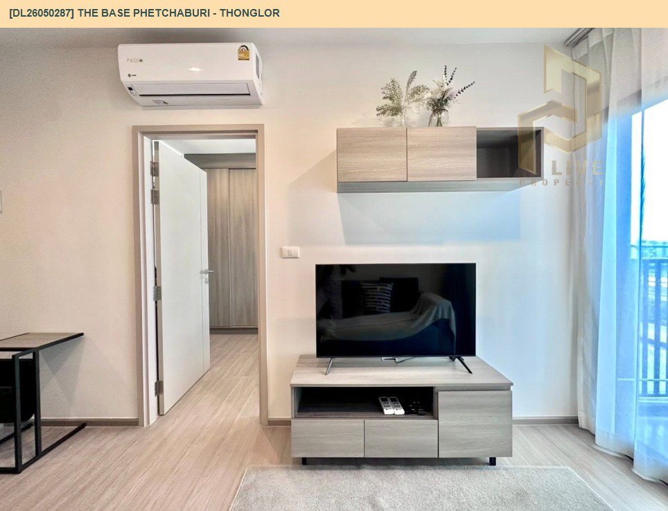รูป DL26050287 ให้เช่าคอนโด เดอะ เบส เพชรบุรี - ทองหล่อ (THE BASE Phetchaburi - Thonglor) ใกล้ BTS พร้อมพงษ์ พร้อมเข้าอยู่ โทรด่วน 0653619502 LineID @897iyzll - รูปที่ 11/22