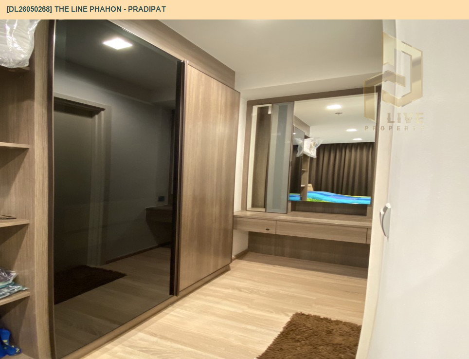 รูป DL26050268 ให้เช่าคอนโด เดอะ ไลน์ พหล - ประดิพัทธ์ (THE LINE Phahon - Pradipat) ใกล้ BTS สะพานควาย พร้อมเข้าอยู่ โทรด่วน 0653619502 LineID @897iyzll - รูปที่ 7/8
