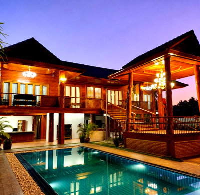 บ้านเดี่ยว เชียงใหม่ : ขาย เช่า บ้านไม้สักทั้งหลัง พร้อมสระว่ายน้ำ สารภี เชียงใหม่ ใกล้สนามบิน เดินทางสะดวก โทร : 088-251-7253 คุณเบิร์ด