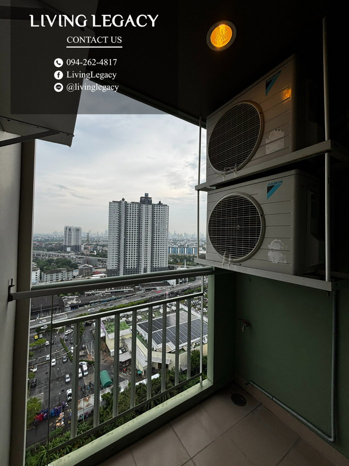 รูป เช่าด่วน คอนโด 1 นอน Lumpini Place Srinakarin - Huamark Station | ชั้น 23 | 26 ตร.ม. | 9,500 บาท/เดือน - รูปที่ 10/10