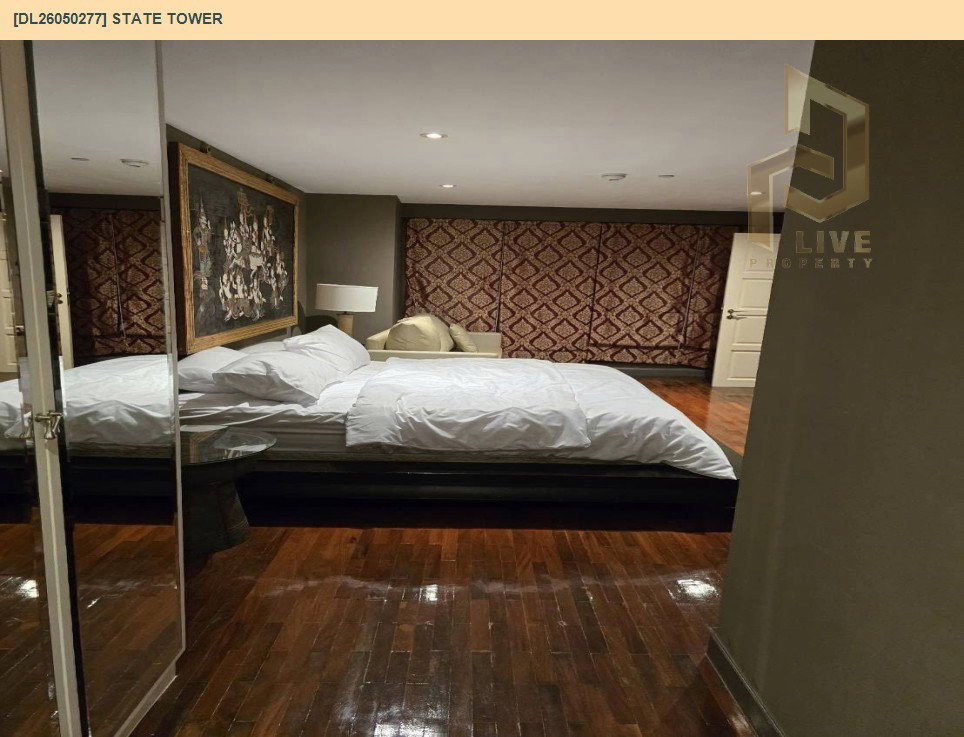 รูป DL26050277 ให้เช่าคอนโด สเตท ทาวเวอร์ (State Tower) ใกล้ BTS สะพานตากสิน พร้อมเข้าอยู่ โทรด่วน 0800343450 LineID @655ebbvc - รูปที่ 13/21