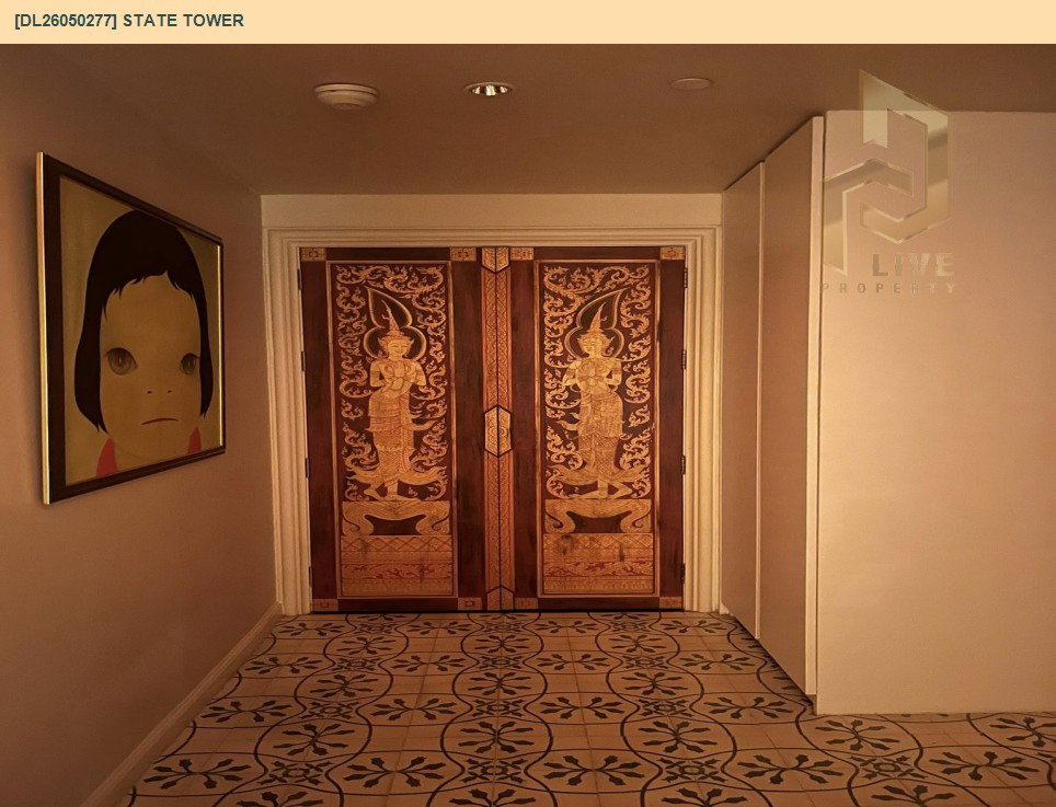 รูป DL26050277 ให้เช่าคอนโด สเตท ทาวเวอร์ (State Tower) ใกล้ BTS สะพานตากสิน พร้อมเข้าอยู่ โทรด่วน 0800343450 LineID @655ebbvc - รูปที่ 16/21