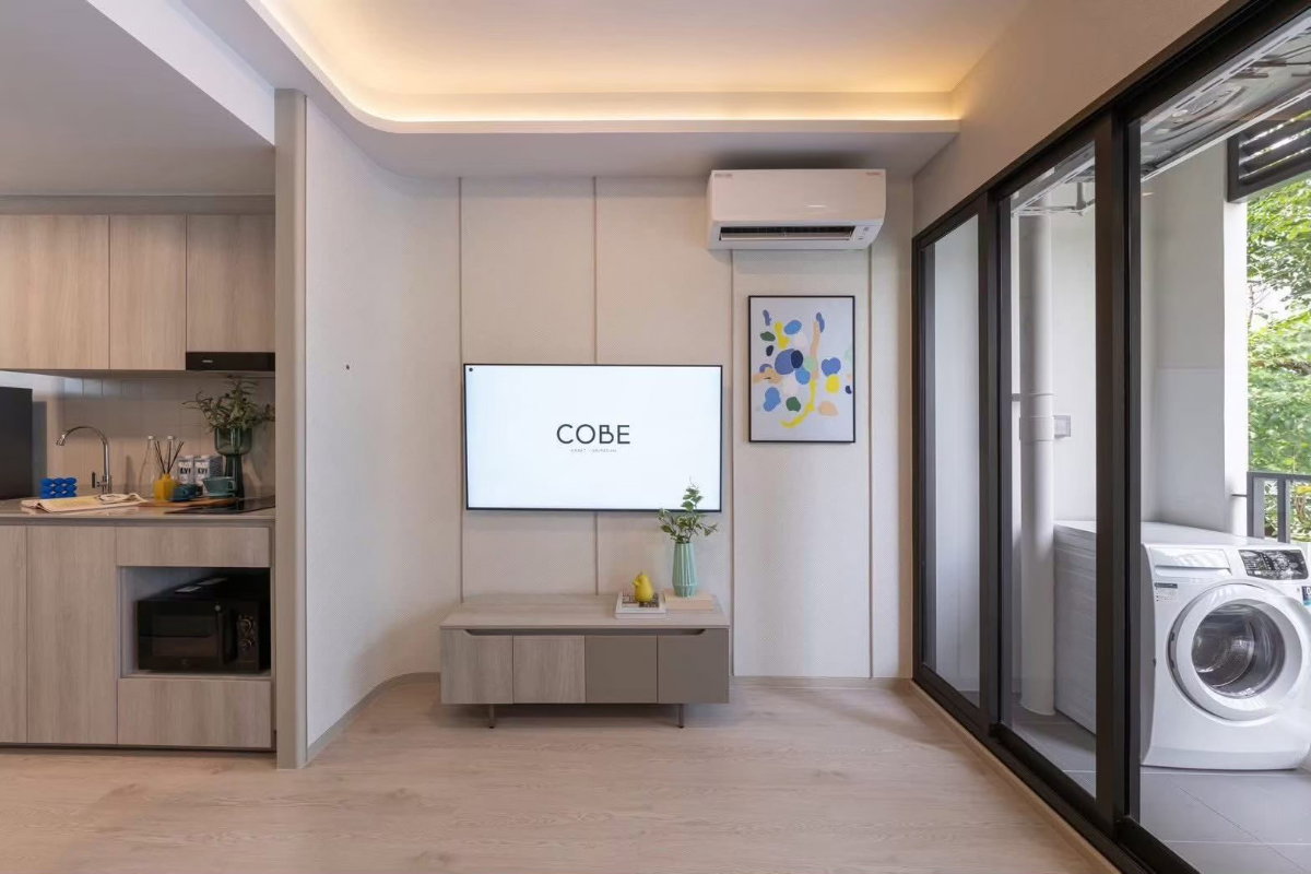 รูป ​💎 ทำเลแรร์ไอเทมที่หาไม่ได้อีกแล้ว! COBE Kaset-Sripatum คอนโดใหม่ติด BTS บางบัว แบบสนิท 0 เมตร🟢 @whitesand📞 061-6161426 - รูปที่ 3/12