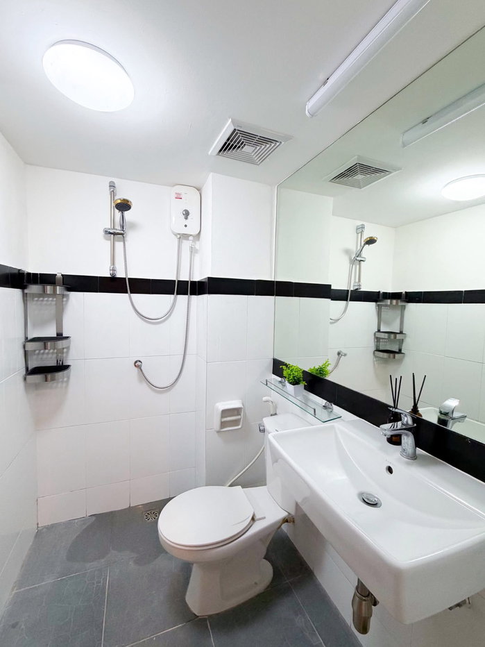 รูป ห้องรีโนเวทใหม่ ลานนาคอนโด ตึก B ชั้น 6  - รูปที่ 7/8