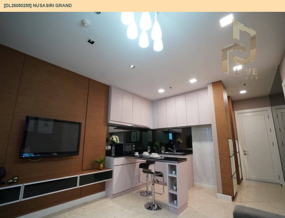 รูป DL26050255 ให้เช่าคอนโด ณุศาศิริ แกรนด์ (Nusasiri Grand) ใกล้ BTS เอกมัย พร้อมเข้าอยู่ โทรด่วน 0614453194 LineID @162cjixi - รูปที่ 4/8