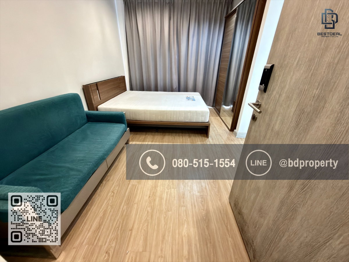 รูป Bestdeal ให้เช่า Studio 22ตรม.ราคา 13,000/เดือนเท่านั้น เฟอร์นิเจอร์และเครื่องใช้ไฟฟ้าครบ “IDEO MOBI RAMA 9” ใกล้MRT และ เซ็นทรัลพระราม 9 เพียง 80 ม. - รูปที่ 6/10