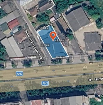 ที่ดินพร้อมสิ่งปลูกสร้าง ผังเมืองสีแดง ดำเนินธุรกิจอยู่