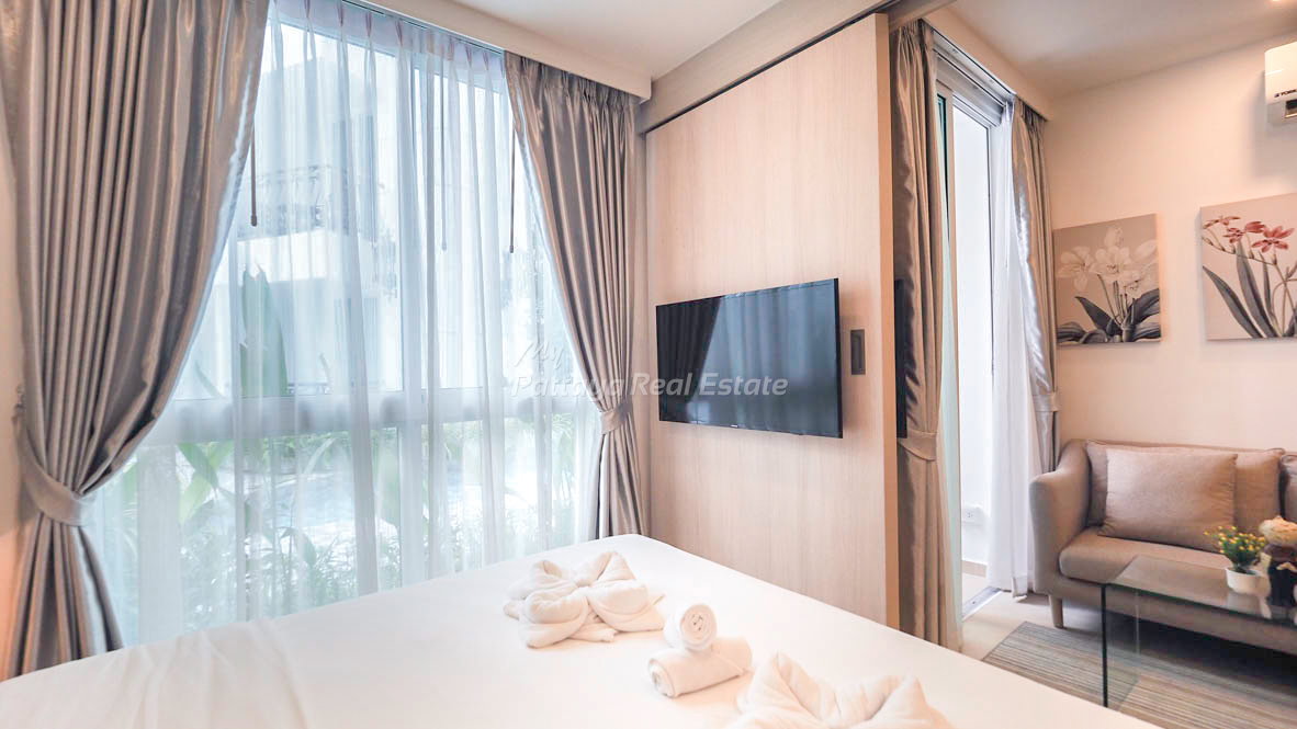 picture 🛏️ 1 Bed - 🛁 1 Bath - 🏙️ Pool View - 🌏 FOREIGN name - 🏢 Harmonia City Garden Pattaya - Ref: HMN08 - 7/9