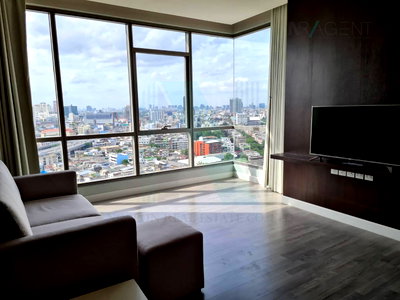 Condos for rent : For Rent Condo THE ROOM RAMA 4 Building 1, Floor 20,2 bed room, Room size 80.00 sqm