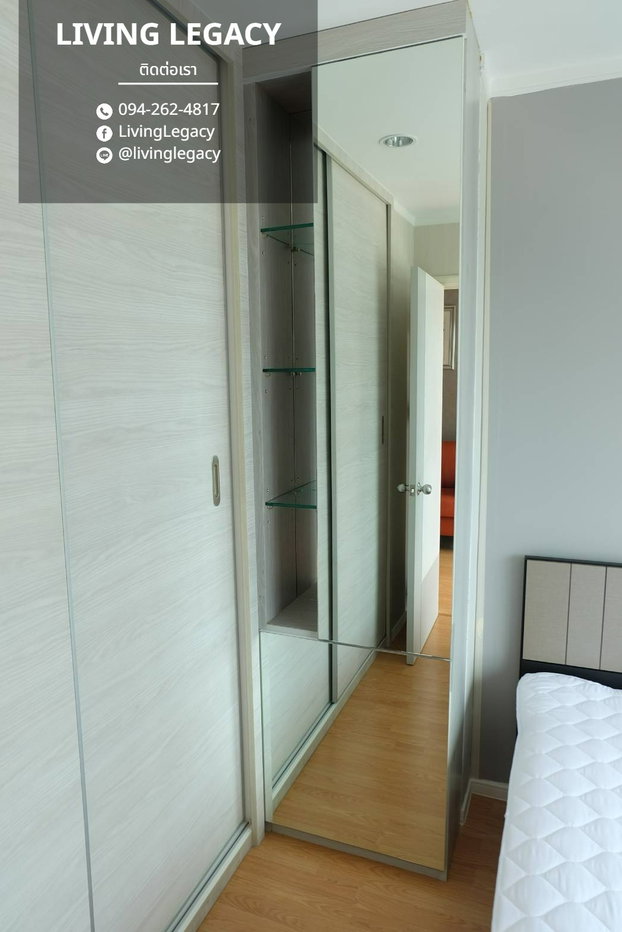 รูป เช่าด่วน! คอนโด 1 นอน Lumpini Place Srinakarin - Huamark Station | 33 ตร.ม. ชั้น 19 | 13,000 บาท/เดือน - รูปที่ 3/9