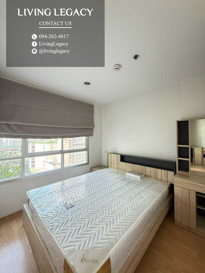 รูป เช่าด่วน! Lumpini Place Srinakarin 1 นอน 33 ตร.ม. | ชั้น 10 | 13,000 บาท/เดือน | ใกล้ MRT หัวหมาก 190 ม. - รูปที่ 3/12