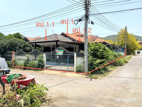 บ้านเดี่ยว 55 ตร.วา สหกรณ์เคหะสถานราชนาวี 1 สัตหีบ ชลบุรี 1.7M