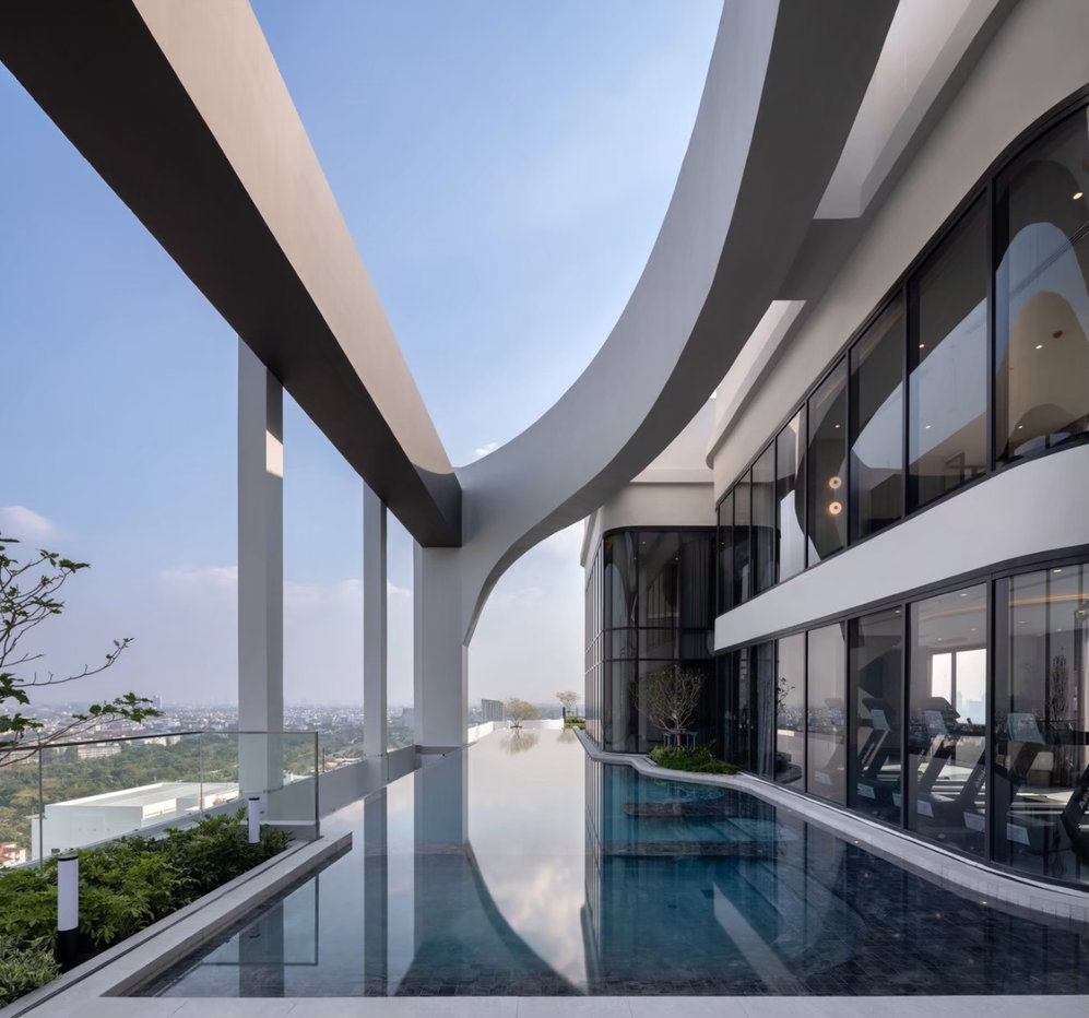 รูป ​🌊 สระว่ายน้ำวิวพาโนรามา! พักผ่อนแบบลักชูรี ใช้งานได้ตลอด 24 ชั่วโมง ที่ COBE Kaset-Sripatum เริ่ม 3.68 ลบ*🟢 @whitesand📞 061-6161426 - รูปที่ 2/15