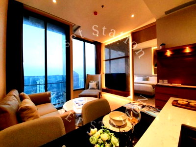 Condos for rent : 🏢💎 For Rent: THE ESSE Asoke, luxurious, ready-to-move-in unit with city view and luxury furnishings. Spacious 44 sq.m. ✨