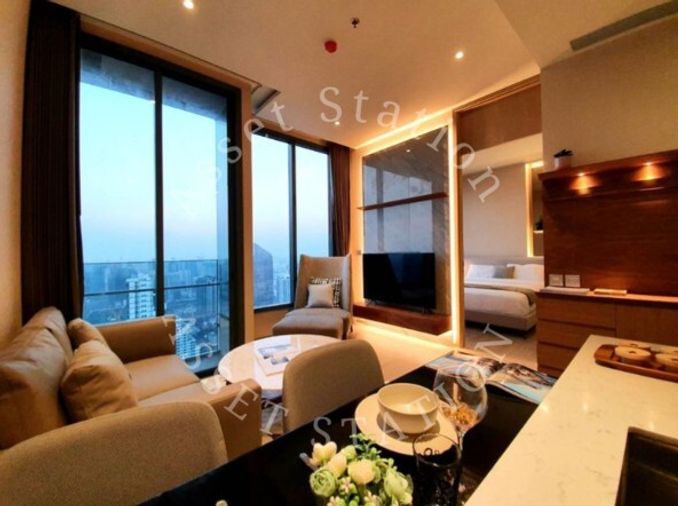 🏢💎ให้เช่า THE ESSE Asoke ห้องหรูพร้อมอยู่ วิวเมือง แต่งลักชูรี่ ห้องกว้าง 44ตร.ม. ✨