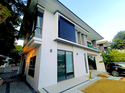 เช่าบ้านเดี่ยว ราษฎร์พัฒนา : ให้เช่า Perfect Place 3 รามคำแหง สุวรรณภูมิ บ้านเดี่ยวหลังมุม ใกล้ RIS พื้นที่ใหญ่ ราคาเล็ก 