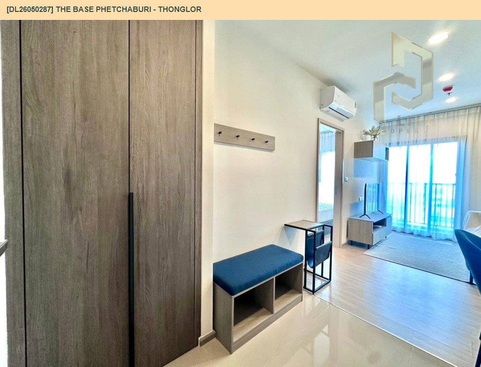 รูป DL26050287 ให้เช่าคอนโด เดอะ เบส เพชรบุรี - ทองหล่อ (THE BASE Phetchaburi - Thonglor) ใกล้ BTS พร้อมพงษ์ พร้อมเข้าอยู่ โทรด่วน 0653619502 LineID @897iyzll - รูปที่ 16/22