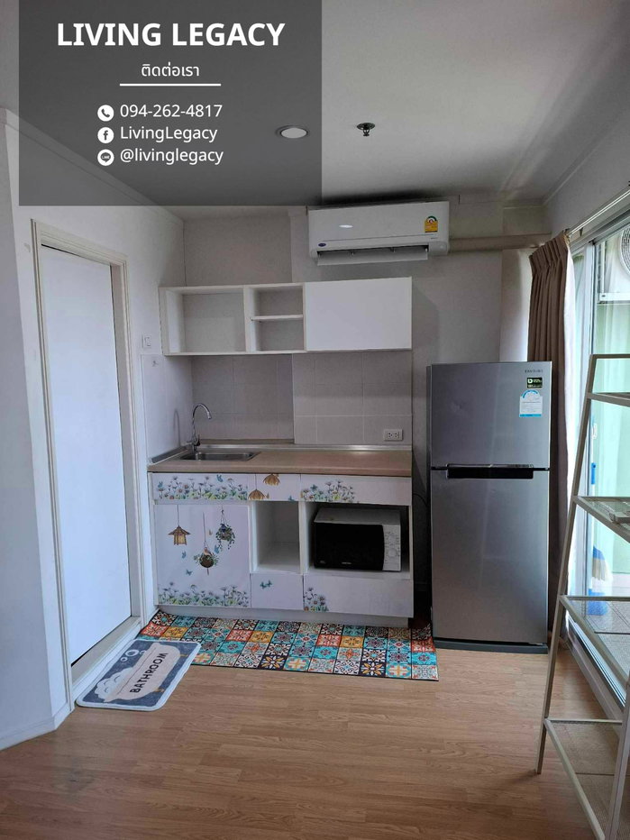 รูป เช่าด่วน! คอนโด 1 นอน Lumpini Place Srinakarin - Huamark Station | ชั้น 8 | 26 ตร.ม. | 11,000 บาท/เดือน - รูปที่ 8/9