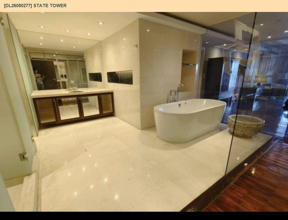 รูป DL26050277 ให้เช่าคอนโด สเตท ทาวเวอร์ (State Tower) ใกล้ BTS สะพานตากสิน พร้อมเข้าอยู่ โทรด่วน 0800343450 LineID @655ebbvc - รูปที่ 21/21