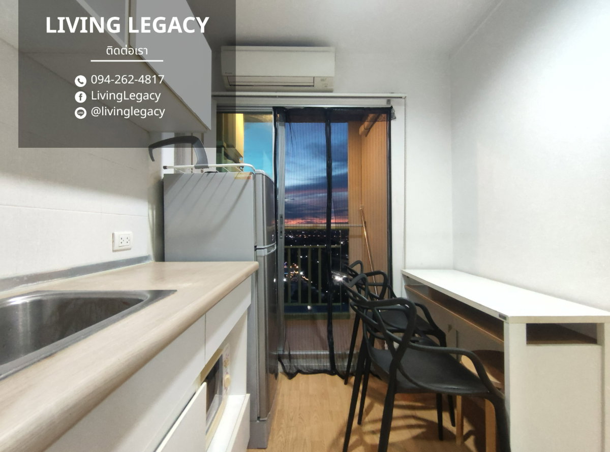 รูป เช่าด่วน คอนโด 19 ชั้น Lumpini Place Srinakarin - Huamark Station 24 ตร.ม. | 1 นอน 1 น้ำ | 9,500 บาท/เดือน - รูปที่ 4/9