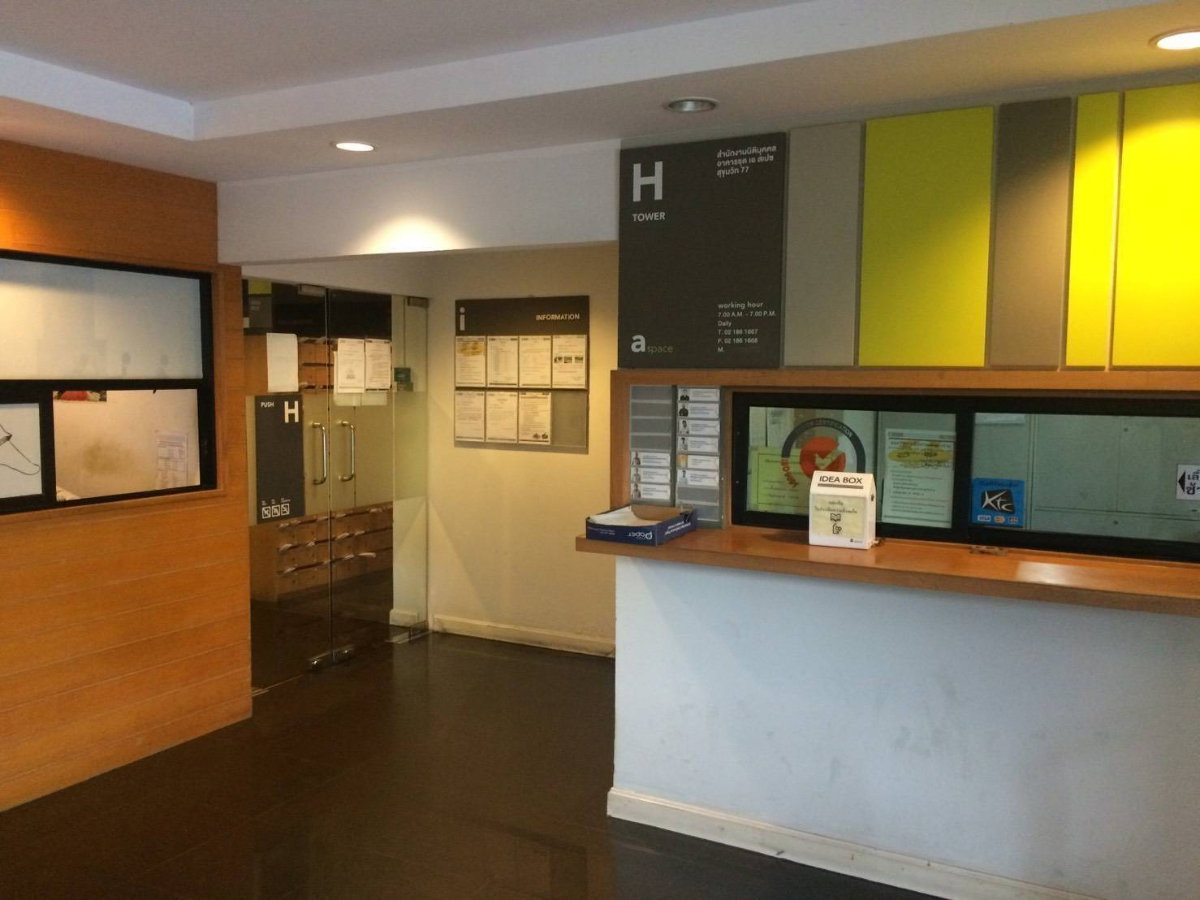 รูป ให้เช่าคอนโด A Space Sukhumvit 77 ห้องริม ชั้น 6 วิวสระ เฟอร์ฯครบพร้อมอยู่ (มีเครื่องซักผ้า) ใกล้รถไฟฟ้า BTS อ่อนนุช ทำเลดีเดินทางสะดวก - รูปที่ 14/15