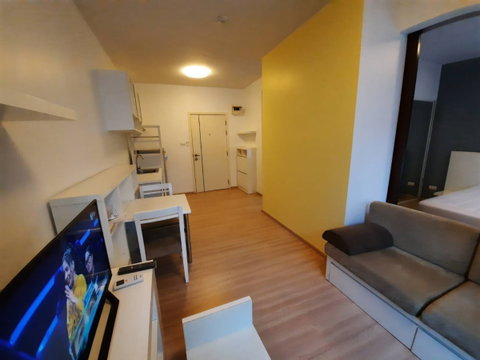 Condo for rent: A Space Sukhumvit 77, corner unit, 6th floor, pool view, fully furnished and ready to move in. Near BTS On Nut station