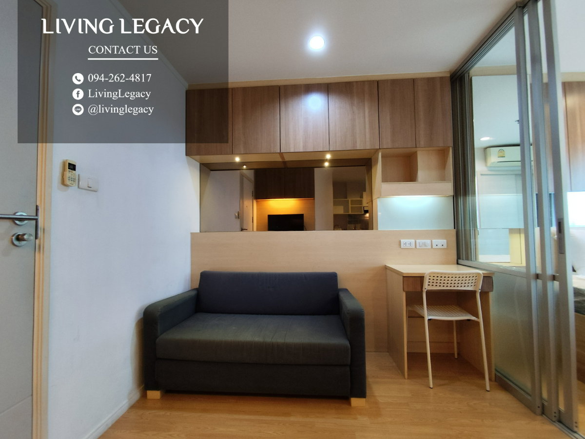 รูป เช่าด่วน คอนโด 1 นอน Lumpini Place Srinakarin - Huamark Station 26 ตร.ม. | ชั้น 5 | พร้อมอยู่ 11,000 บาท/เดือน - รูปที่ 4/16