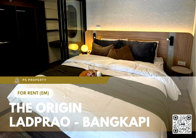 คอนโดให้เช่า : ให้เช่า ✨ THE ORIGIN LADPRAO - BANGKAPI ✨ เฟอร์นิเจอร์ และ เครื่องใช้ไฟฟ้าครบ ใกล้รถไฟฟ้าเพียง 3 นาที
