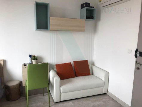 For rent condo IDEO MOBI SUKHUMVIT Building B, Floor 12,Studio, Room size 22.00 sqm