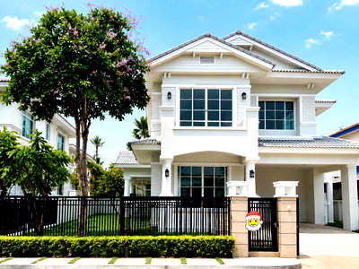 เช่าบ้านเดี่ยว นิคมอัญธานี (เจมโมโปลิส) : 🏡✨ ปล่อยเช่าบ้านเดี่ยวหรู โครงการนันทวัน อ่อนนุช – พระราม 9 3 ห้องนอน 3 ห้องน้ำ บ้านสวย พร้อมอยู่ ทำเลศักยภาพ ใกล้พระราม 9 และสนามบินสุวรรณภูมิ