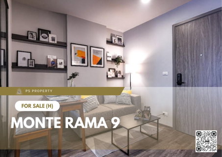Urgent Sale 🔥 Monte Rama 9 🔥 Fully furnished and equipped with appliances. Near the Orange Line MRT.