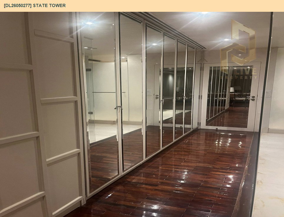 รูป DL26050277 ให้เช่าคอนโด สเตท ทาวเวอร์ (State Tower) ใกล้ BTS สะพานตากสิน พร้อมเข้าอยู่ โทรด่วน 0800343450 LineID @655ebbvc - รูปที่ 17/21