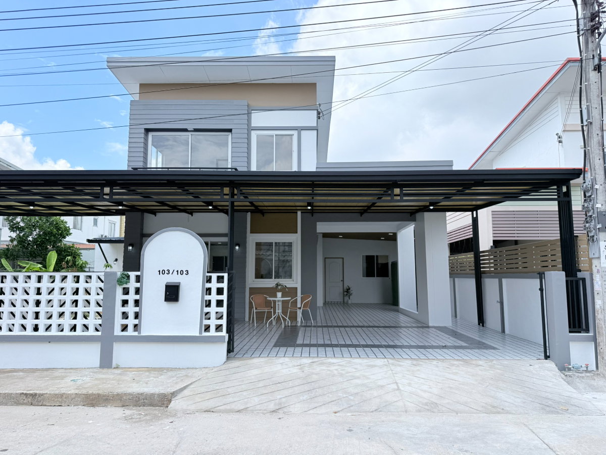 รูป บ้านรีโนเวทใหม่ พร้อมอยู่ ราคาสุดคุ้ม สไตล์โมเดิร์น ทันสมัย ตกแต่งใหม่ทั้งหมด หมู่บ้าน ฟลอร่าวิลล์ เฟส17 ซ.4 สุวินทวงศ์38 ลำผักชี หนองจอก - รูปที่ 3/41