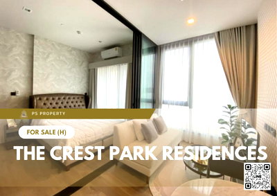 Condos for sale : Urgent Sale 📍 The Crest Park Residences 📍 Fully furnished and equipped with appliances. Near BTS Ha Yaek Lat Phrao.