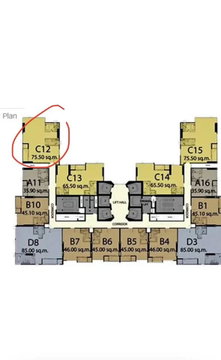คอนโด 2-ห้องนอน ที่ ดิ แอดเดรส อโศก ใกล้ ARL มักกะสัน (ID 2894126)