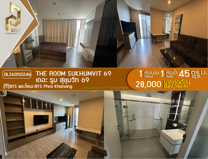 รูปภาพ DL26050246 Condo for rent, The Room Sukhumvit 69 near BTS Phra Khanong, ready to move in, call urgently 0800343450 LineID @655ebbvc